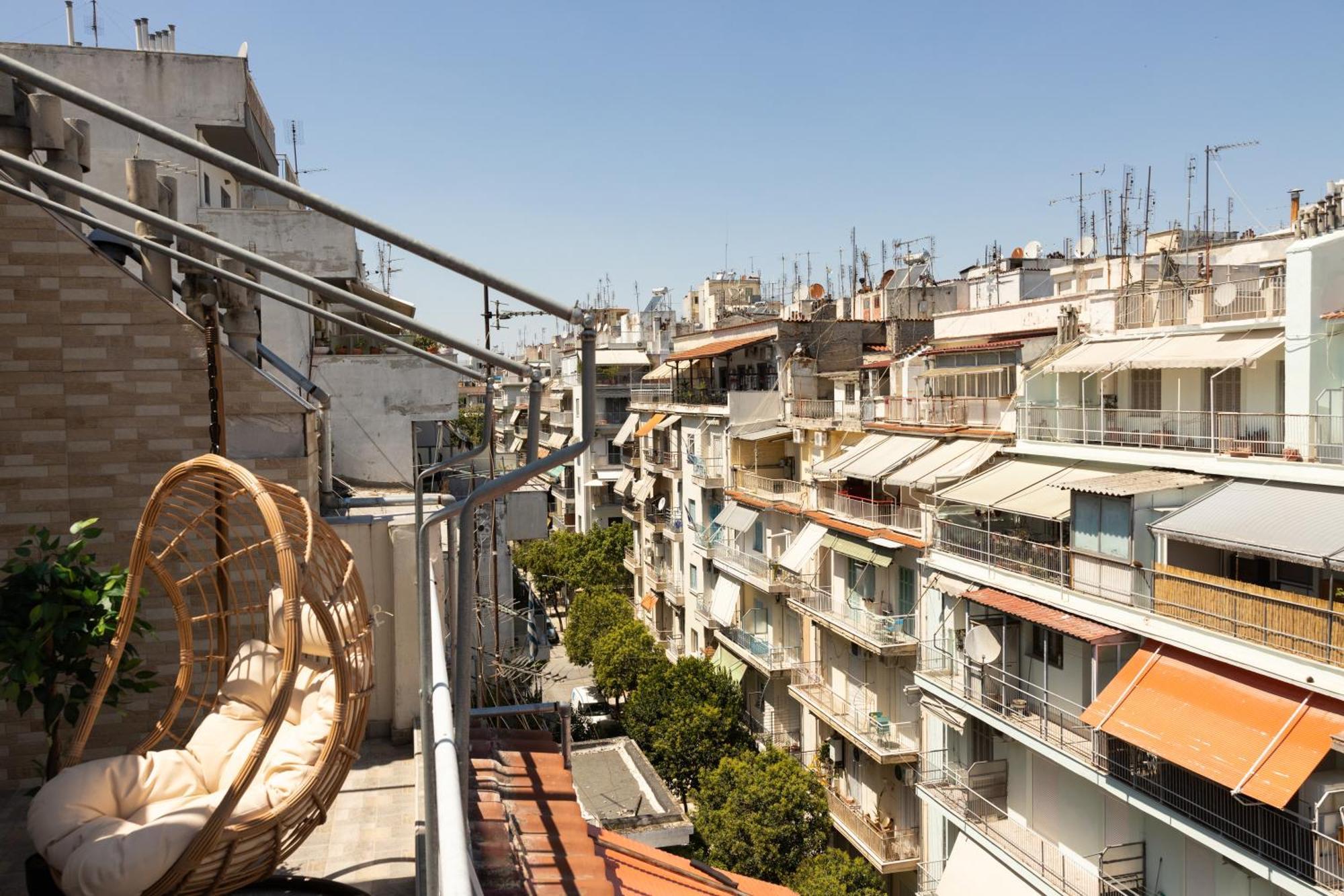 Gem Of Rotonda, City View Penthouse By Binobi! Thessaloniki Exterior photo